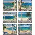 Cinnamon Beach Balconies Cork Backed Placemats | Set of 6pcs