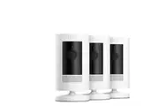 Ring Stick Up Camera Indoor/Outdoor with Battery 3 Pack (White)
