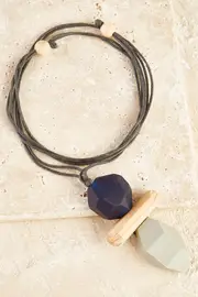 Faceted Pendant Necklace--ZOD-SN3987