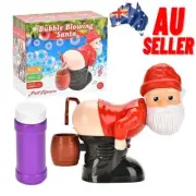 Electric SaCEa Claus Bubbles Machine Blowing Bubbles Music Light Entertainment