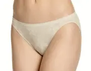 JOCKEY EcoComfort Light Nude Floral Leaf String Bikini Panty NEW Womens Sz S 5