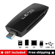 USB 3.0 All in1 Flash Memory Card Reader Adapter for SD SDHC MMC Micro TF CF XD