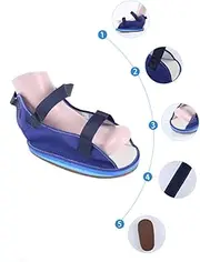 Ankle Strap Support for Foot Fracture Gypsum Shoes Foot Brace Men's Women's Walking Boot Strong Strap