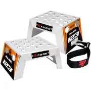 TUSK 2161320004 Moto Starting Blocks - Rev Orange 4"