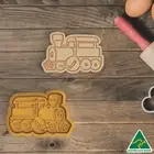 Train Cookie Cutter and Embosser Stamp