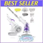 Cordless Electric Spin Scrubber: 6 Brush Heads for Effortless Bathroom Cleaning