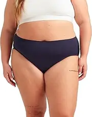 [saalt] Bonded High Waisted Underwear - Womens Period Underwear - High-Rise Leakproof Panty - Reusable & Washable - Replaces 2 Pads or 3 Tampons - Midnight Sky - Medium, Midnight Sky - Regular