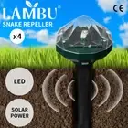 Lambu 4X Snake Repeller Rat Mouse Trap Pest LED Solar Powered Repellent Rodent