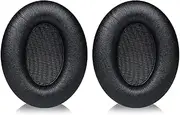 HD200PRO Ear Pads Replacement Repair Accessories Soft Resilient Ear Pads Compatible with Sennheiser HD200PRO Headphones (Black/Albumen Leather)