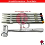 Sinus Lift Osteotome Concav Implant Surgical Instruments Bone Mallet Hammer