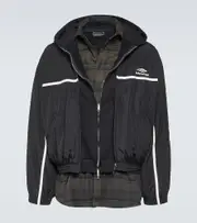[Balenciaga] Balenciaga 3B Sports Icon layered track jacket AU 84 black