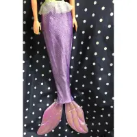 在飛比找蝦皮購物優惠-現貨 Barbie 芭比紫色美人魚尾服裝 銷售不含芭比娃娃