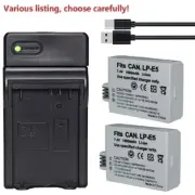 Battery or Charger For LP-E5 Canon EOS Rebel T1i EOS 1000D DS126181 DS126191