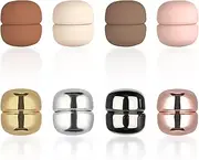 [WinHoliLux] 8 Pcs Hijab Magnets, Strong Magnetic Hijab Pins Multi-Purpose Magnetic Scarf Clasps No Snag Pinless Broches Pin for Women Men Clothing Scarf Pins Accessories, one size, Zinc magnet