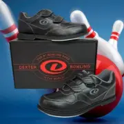 Brand New NIB Dexter V Strap Black Men's Bowling Shoes #B2513-1 Men’s 10.5 M