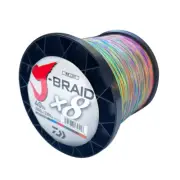 Daiwa J Braid x8 3000m Multi-coloured @ Otto's TW