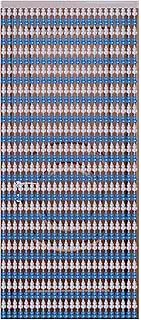 Beaded Door Curtains for Doorways Crystals Bead String Curtain for Room Dividers Blue Home Restaurant Wedding Party Decoration Handmade, Customizable