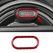 Car Safety Warning Light Button Decorate Sticker For MINI COOPER F54 F55 F56 F60 (for: Mini)
