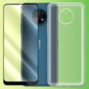 Tempered Glass Screen Protector+Durable Protective Case for Nokia G50 TA-1390 US