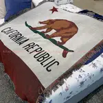 CALIFORNIA REPUBLIC 加州美式風情 美國 加利福尼亞州 沙發毯 - AILAY STUDIO