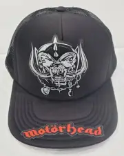 Black Death Thrash Metal Color Wht War Pig Red Motorhead Trucker 5Panel Adjust