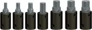 1/2Inch Drive 7 PCS Set- Hex Bit Imp. Sockets w/Std. Bit, 1/4Inch - 5/8Inch