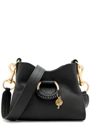 See BY Chloé Joan Mini Leather Cross-body bag - Black ONE SIZE
