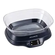 Acurite Black Digital Scale with Bowl & Backlight 5kg