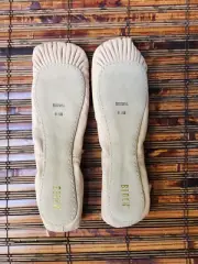 BLOCH DANSOFT PINK LEATHER BALLET SHOES FLATS S0205L SIZE 8.5 B