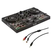Hercules DJ Control Inpulse 200 with /8" Stereo Mini to Dual RCA Y-Cable (6')...