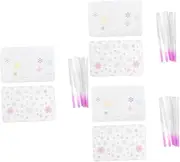 Healvian 3sets Nail Art Fiber Glass Nail Fiber Scraper Manicure Extension 200pcs*3