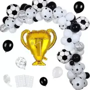 Soccer Party Balloon Arch Kit Party Decoration Championship Trophy Sports Themed