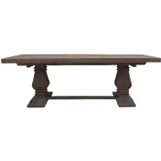 Florence Coffee Table 140cm Pedestal Solid Timber Wood French Provincial