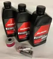 Honda TRX 420 Rancher FE FM TM Manual Shift Oil Change Filter Tune Up Kit NGK