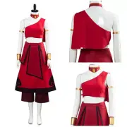 Women Avatar Katara Cosplay Costume Halloween Fancy Dress Party Suit