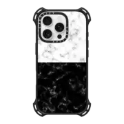 iPhone 16 Pro Bounce Case MagSafe Compatible Black or White Marble