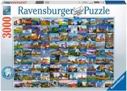 3000pc Ravensburger 99 Beautiful Places Of Europe Family Jigsaw Puzzle Game