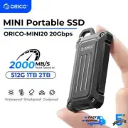 ORICO Mini Portable SSD 20Gbps External Solid State Drive USB3.2 Gen 2 MINI20