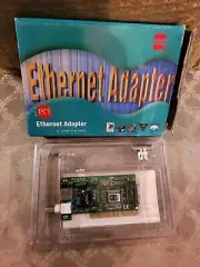 AD-AE360PCI ADDTRON 32BIT PCI 10BT 10B2 RJ45 COAX ETHERNET NETWORK CARD
