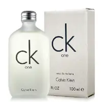 在飛比找PChome24h購物優惠-Calvin Klein CK ONE 中性淡香水 100m