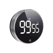 LED Digital Magnetic Countdown Alarm Clock Kitchen Timer