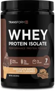Whey Protein Isolate (WPI) Chocolate Dipped Cone Flavored 7 Servings - Prefor...