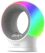 Hubble Connected Eclipse Smart Wi-Fi Audio Monitor and Pacifier with 7-Colour Night Light, SleepTrainer, Pre-Installed Lullabies, Bluetooth Speaker and Room Temperature Sensor
