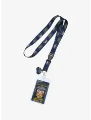 Star Wars Anakin Skywalker Pod Race Lanyard By Loungefly - New, With Cardholder & Charm