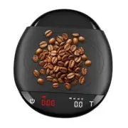 Digital Coffee Scale with Timer - Rechargeable Espresso Scale 2kg/0.1g Brown