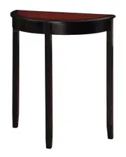 Linon Camden Demi Lune Console Table