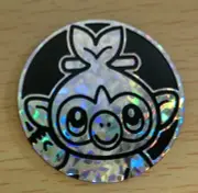 Pokemon Card Sword and Shield Battle Plastic Coin Grookey Silver Japanese