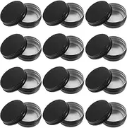 CTIRCHIU 20pcs Aluminum Jars Leak Containers for Cosmetics Makeup Cream and Art Supplies Secure Storage Tins for Home Use