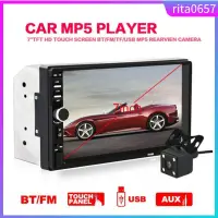 在飛比找蝦皮購物優惠-2DIN 7"HD Car Touch Screen Blu