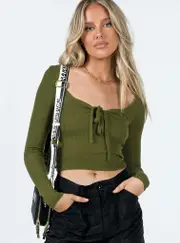 Keller Knit Top Khaki